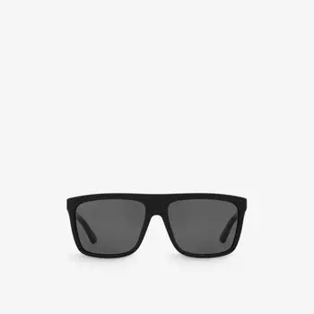 Солнцезащитные очки GG0748S в инъекционной прямоугольной оправе Gucci, желтый