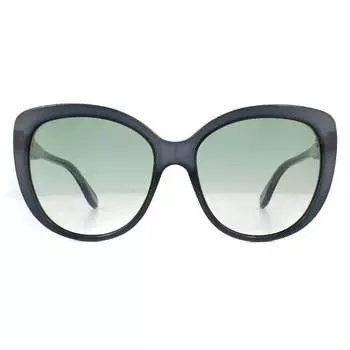 Солнцезащитные очки gg0789s 004 зеленые с градиентом Gucci, синий