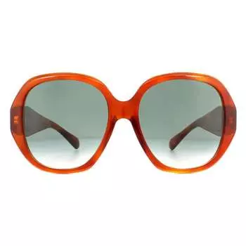 Солнцезащитные очки gg0796s 003 гавана синие с градиентом Gucci, коричневый