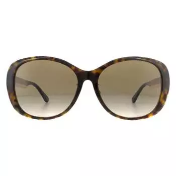 Солнцезащитные очки gg0849sk 003 темно-гавана с градиентом Gucci, коричневый