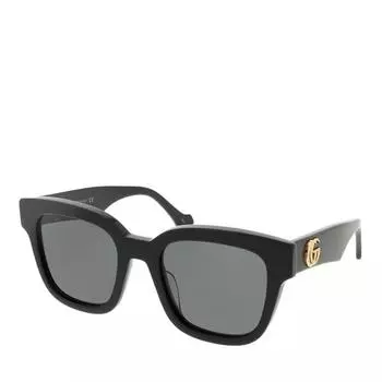 Солнцезащитные очки gg0998s-001 52 sunglass woman acetate black-black- Gucci, черный