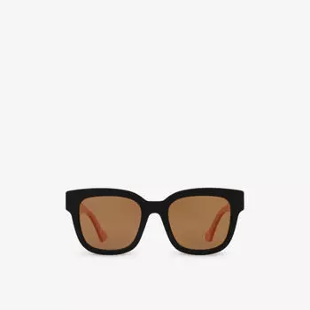 Солнцезащитные очки gg0998s в квадратной оправе из ацетата ацетата Gucci, мультиколор