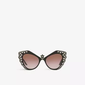 Солнцезащитные очки GG1095S Hollywood Forever 002 Gucci, черный