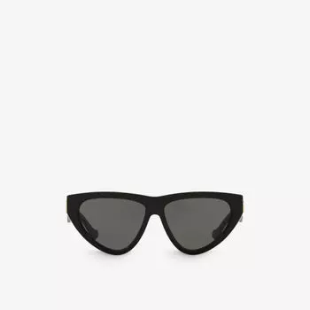 Солнцезащитные очки GG1333S из ацетата кошачьего глаза Gucci, черный