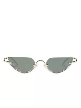 Солнцезащитные очки GG1603S в оправе 'кошачий глаз' Gucci Eyewear, золотистый