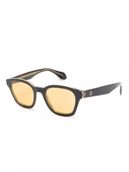 Солнцезащитные очки Giorgio Armani в квадратной оправе, черный