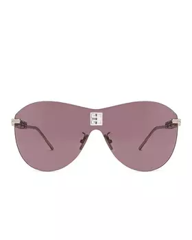 Солнцезащитные очки Givenchy Aviator, цвет Palladium & Crystal