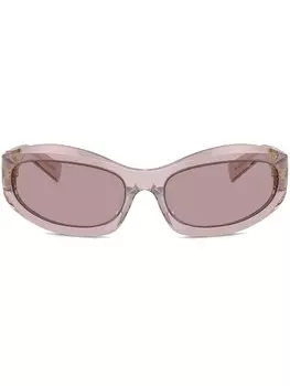 Солнцезащитные очки Glimpse Miu Miu Eyewear, фиолетовый