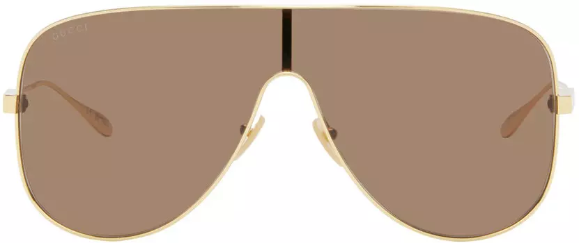 Солнцезащитные очки Gold Mask Gucci