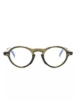 Солнцезащитные очки GR08 в круглой оправе Cutler & Gross, зеленый