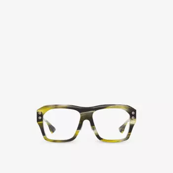 Солнцезащитные очки GRAND APX в прямоугольной оправе из ацетата ацетата Dita, коричневый