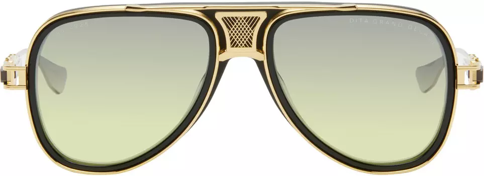 Солнцезащитные очки Grand-Decade 30th Anniversary Edition в черном и золотом цвете Dita