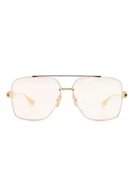 Солнцезащитные очки Grand Emperik в прямоугольной оправе Dita Eyewear, белый