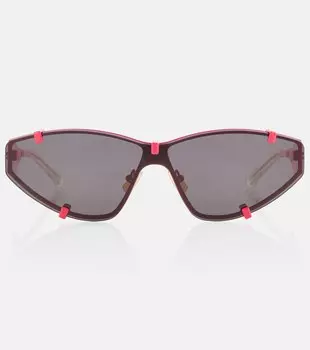 Солнцезащитные очки Grip Shield Bottega Veneta, розовый