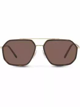 Солнцезащитные очки Gros Dolce & Gabbana Eyewear, коричневый