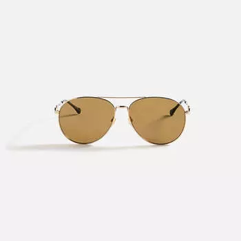 Солнцезащитные очки Gucci Aviator Sunglasses, золотой