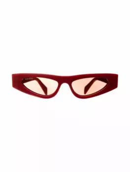Солнцезащитные очки Gucci, бордовый