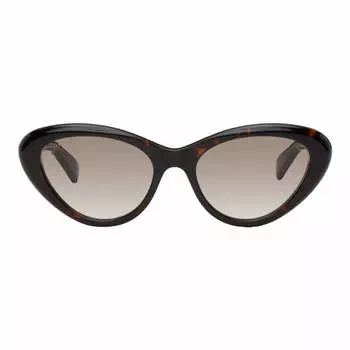 Солнцезащитные очки Gucci Cat-Eye, коричневый