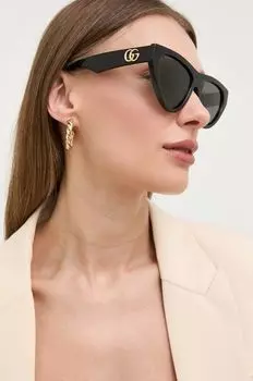 Солнцезащитные Очки Gucci, черный