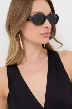 Солнцезащитные очки Gucci, черный