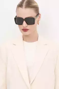 Солнцезащитные очки Gucci, черный