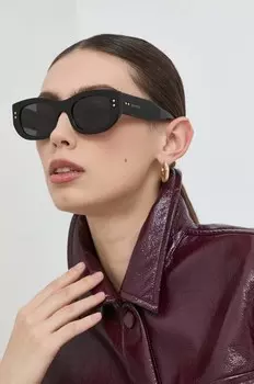 Солнцезащитные очки Gucci, черный