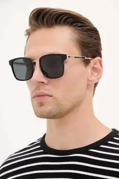 Солнцезащитные очки Gucci, черный