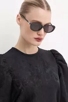 Солнцезащитные очки Gucci, черный