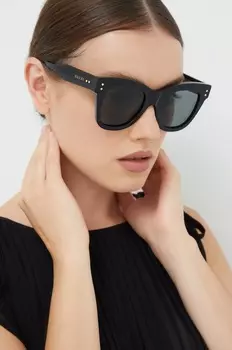 Солнцезащитные очки Gucci, черный