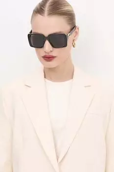 Солнцезащитные очки Gucci, черный
