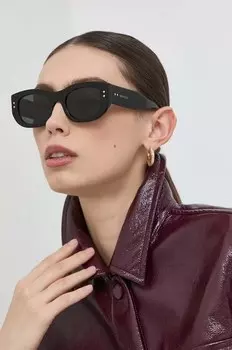 Солнцезащитные очки Gucci, черный