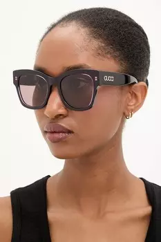 Солнцезащитные очки Gucci, черный