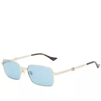 Солнцезащитные очки Gucci Eyewear Gg1495S Sunglasses, цвет Gold & Blue