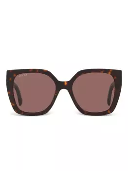 Солнцезащитные очки Gucci Eyewear, коричневый