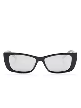 Солнцезащитные очки Gucci Eyewear «кошачий глаз», черный