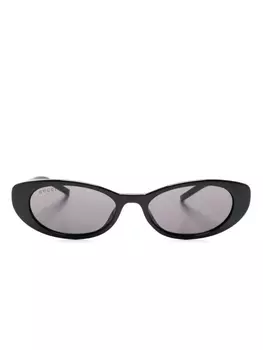 Солнцезащитные очки Gucci Eyewear «кошачий глаз», черный