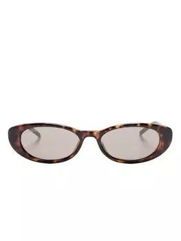 Солнцезащитные очки Gucci Eyewear «кошачий глаз», коричневый