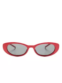 Солнцезащитные очки Gucci Eyewear «кошачий глаз», красный