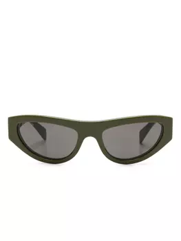 Солнцезащитные очки Gucci Eyewear «кошачий глаз», зеленый