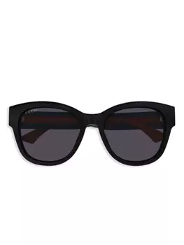 Солнцезащитные очки Gucci Eyewear с гравировкой логотипа, синий
