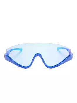 Солнцезащитные очки Gucci Eyewear с полуободковой оправой, синий
