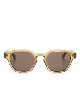 Солнцезащитные очки Gucci Eyewear в квадратной оправе, коричневый