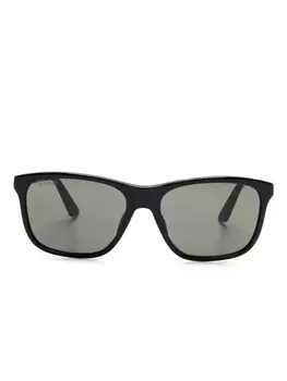 Солнцезащитные очки Gucci Eyewear в квадратной оправе, черный