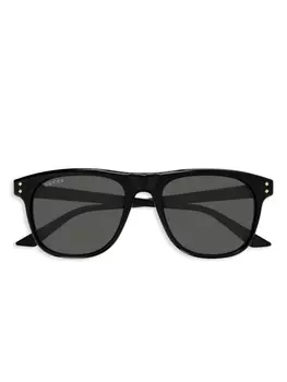 Солнцезащитные очки Gucci Eyewear в квадратной оправе, черный