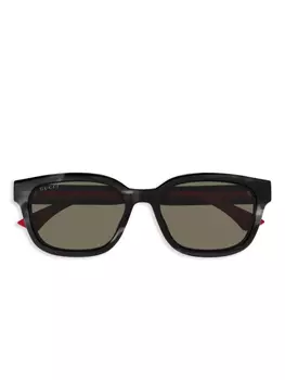 Солнцезащитные очки Gucci Eyewear в квадратной оправе, синий