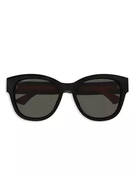 Солнцезащитные очки Gucci Eyewear в оправе «бабочка», черный
