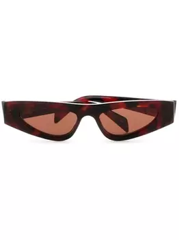 Солнцезащитные очки Gucci Eyewear в оправе «кошачий глаз», красный