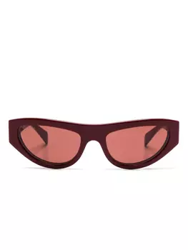 Солнцезащитные очки Gucci Eyewear в оправе «кошачий глаз», красный