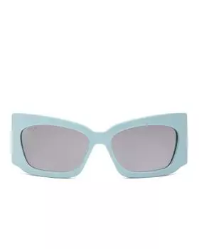 Солнцезащитные очки Gucci Geometrical Directional, цвет Light Blue