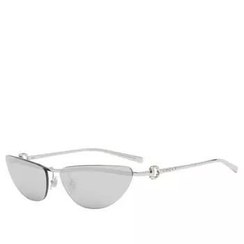 Солнцезащитные очки Gucci Horsebit с верхней планкой Gucci Eyewear, серый